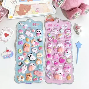 Đồ Chơi Trẻ Em DIY Dán Hoạt Hình Miếng Dán Mềm Mại Dễ Thương Mông Động Vật Giải Nén Pinch Dán Âm Nhạc Thỏ Dễ Thương 3d Ba Chiều Bong Bóng Dán Trẻ Em Bé Gái Phần Thưởng