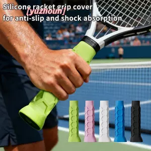 Tay cầm Raet bằng silicon có thể tái sử dụng cho quần vợt, tay hấp thụ Sho và tay cầm silicon chống trượt.