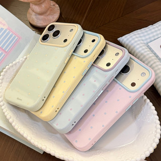 Ốp Điện Thoại Sóng Màu Tương Phản Hàn Quốc Cho iPhone 17Promax 17Pro 13 14 15 16 Pro Max Silicon Mềm Chống Sốc Nữ Điện Thoại Di Động