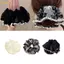 Hạt Giống Ngọc Trai Scrunchie Dày cho Tóc Dầy và Đuôi Ngựa Thanh Lịch