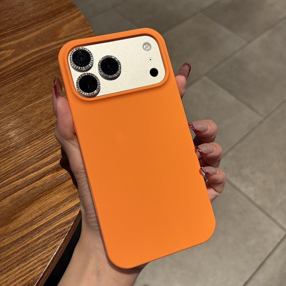 Ốp Điện Thoại Silicon Màu Vàng Lỏng Cho iPhone 17 Pro Max 17 Air 16 Plus 15 14 13 12 11 Vỏ Bảo Vệ Chống Sốc