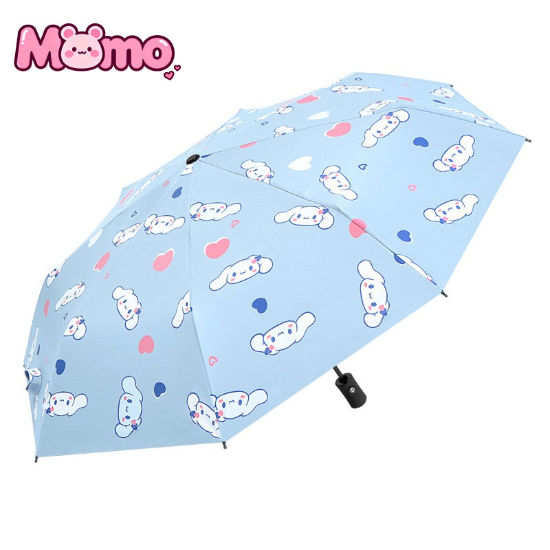 Dù tự động hoạt hình Kuromi, My Melody và Cinnamon - dễ thương, che nắng hiệu quả