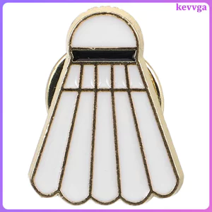 Cầu Lông Mô Hình Thổ Cẩm Hợp Kim Kẽm Pin Quần Áo Ve Áo Pin Hoạt Hình Thổ Cẩm Pin Tinh Tế Ve Áo Pin Cho Áo Khoác Mũ Áo Thời Trang Cầu Lông Hình Trâm Cài Kevga