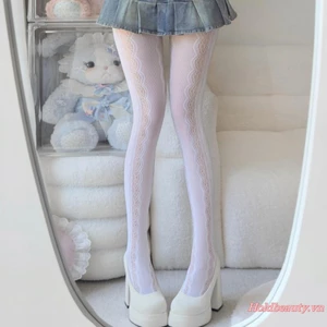 Quần Legging Ren Lưới Cá Co Dãn, Phù Hợp Dành Cho Nữ