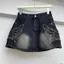Váy denim nữ thêu phong cách mới mùa hè 2026, ôm body phù hợp dáng chữ A cao cấp