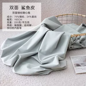 Bà Bầu Gối Lót Core Da Cá Mập Hai Mặt Nhanh Khô Thể Dục Vải Bốn Mặt Đàn Hồi Thể Thao Yoga Quần Short Barbie Bơi Fabri