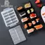 Nhíp 5 / 10 Lưới Cơm Bóng Khuôn Sushi Hộp Bảo Quản Áp Lực Chống sti Dụng Cụ Ăn Trưa DIY Nhà Bếp Rõ Ràng Onigiri Khuôn VN