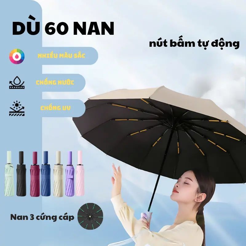 Ô DÙ 24 NAN CHỐNG NƯỚC ,CHẮC CHẮN ,NHỎ GỌN TIỆN DỤNG CHO MỌI NGƯỜI