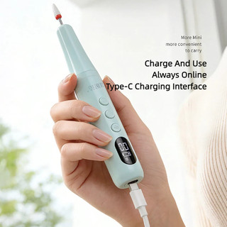 ANNIES Nail Art Chạy Bằng Pin Sơn Móng Tay Loại Bỏ Bút Da Chết Di Động Tiền Chế Máy Xay Dụng Cụ Làm Móng Tay Chuyên Nghiệp Cho Tiệm Làm Móng Tay