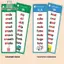 Nhíp 60 Tờ Dụng Cụ Giảng Dạy Giáo Viên Montessori Phonics Danh Sách Từ Thẻ Tiếng Anh Từ Vựng Xây Dựng Học Flashcards VN