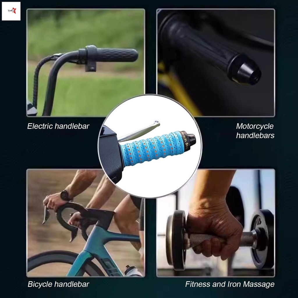 Tay lái Silicone mềm chống trượt, chống nước cho xe tay ga và xe đạp