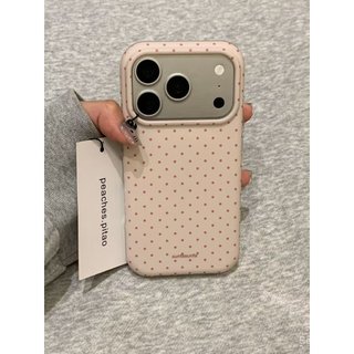 Ốp Điện Thoại Thích Hợp Cho iPhone ins Màu Trơn Tươi Nhỏ Chấm Bi Thích Hợp Cho iPhone17 16promax Ốp Điện Thoại 15 / 14 Phong Cách Mới 13 Niche 12 / 11 Vỏ Bảo Vệ 1XXA