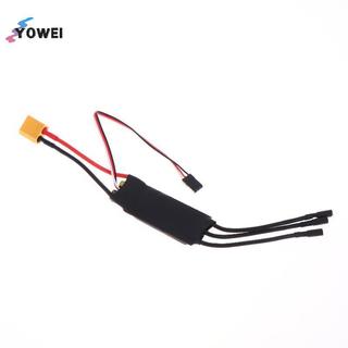 YOWEI Bidirectional Brushless ESC HV 30A 40A 2 4S BEC Tối ưu hóa cho xe RC Điều khiển mô-men xoắn mạnh mẽ VN