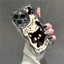 Ốp điện thoại hình mèo đen mạ điện có sẵn Thích hợp cho iPhone17promax Vỏ điện thoại Mặt dây chuyền Vỏ mềm Thích hợp cho iPhone16Pro Dễ thương 15 Vòng tay cùng phong cách 14 Chống sốc 13 Chống va chạm