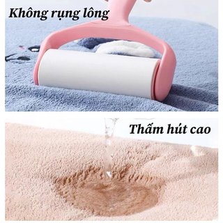 Áo choàng tắm cho bé có mũ trùm đầu lông cừu san hô thấm mềm nhanh khô ấm động vật có mũ trùm đầu Khăn chăn