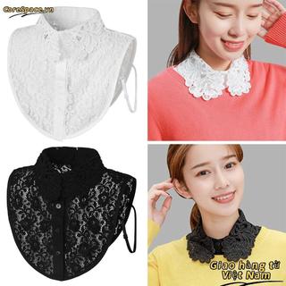 Cổ áo ren đen trắng tháo rời, phụ kiện thời trang cho nữ