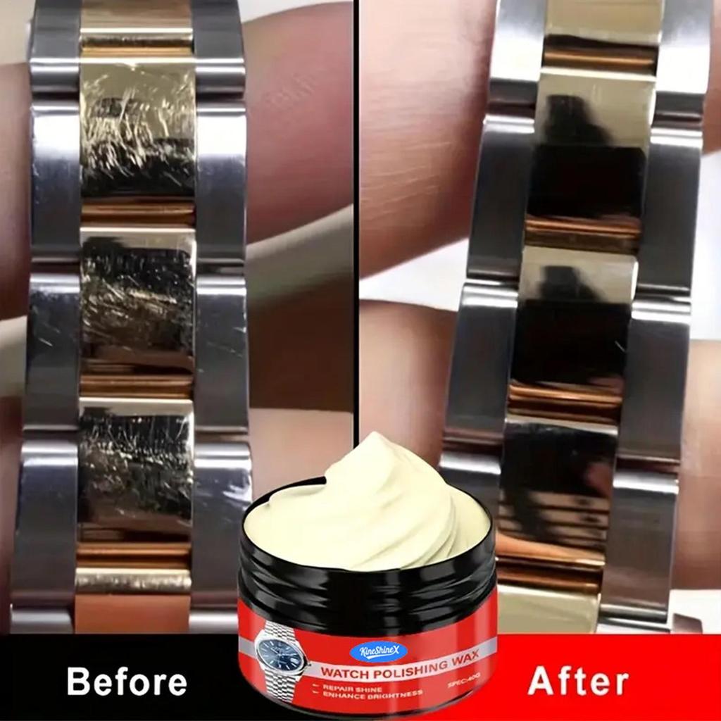 Đồng hồ loại bỏ vết xước Bộ pha lê với miếng bọt biển 30g Đồng hồ Kem đánh bóng trầy xước để phục hồi bóng Làm sạch bằng đồng thau không gỉ mueadsyvn