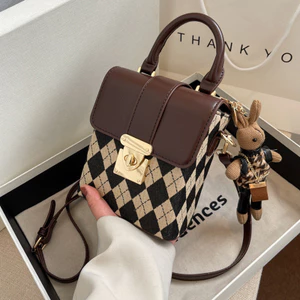 Thiết kế Niche Pháp Mùa xuân 2026 Phổ biến Crossbody Di động Vuông nhỏ 26.4.27