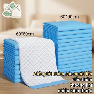 Tấm lót giường dùng một lần dành cho người lớn Chống thấm nước Thoáng khí Siêu thấm Chăm sóc điều dưỡng Người cao tuổi