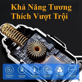 Sạc xe hơi đa năng Sạc nhanh Cáp có thể thu vào 5 trong 1 PD 30W USB Type C Du lịch an toàn