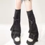 Treeling Nữ Ngọt Ngào Thoáng Mát Chân Ấm Bông Tai Kẹp Denim Boot Tất loe Dài Chân Tất