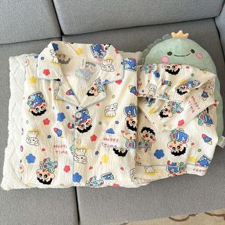 Áo quần ngủ cotton họa tiết Dachshund đáng yêu cho nam,short thoải mái mùa hè