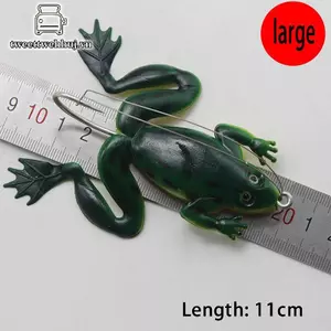 Nhíp câu cá 4.5g, bền và nhẹ, mồi ếch cao su spinner chìm cho bass