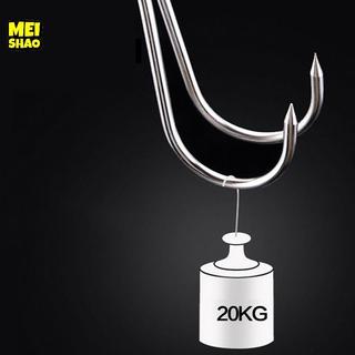 MeiShao 20 móc inox hình chữ S treo thịt, xúc xích, lạp xưởng BBQ tiện dụng