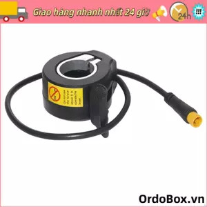 Bộ ga ngón tay cái ORDOBOX, Bộ ga ngón tay cái Ebike bằng nhựa chống thấm nước, Phụ kiện xe đạp điện 24V 36V 48V màu đen Đi xe đạp