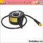 Bộ ga ngón tay cái ORDOBOX, Bộ ga ngón tay cái Ebike bằng nhựa chống thấm nước, Phụ kiện xe đạp điện 24V 36V 48V màu đen Đi xe đạp