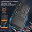 Dành Cho iPhone 16 Pro Max 16e 17e 17 Không Khí Chống Sốc Giáp Chắc Chắn Ốp Lưng Trượt Camera Bảo Vệ Đẩy Kéo Chân Đế Bao
