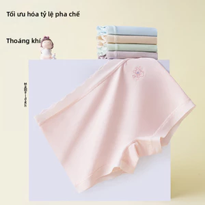 Quần lót Cotton nữ và trẻ em có gân- Xuất khẩu loại A