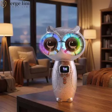 Quạt Turbo cầm tay VERGE LIMIT, Quạt cầm tay Mini có thể sạc lại USB gió mạnh, Quạt làm mát cá nhân hình cú nhẹ cầm tay cầm tay để giảm nhiệt mùa hè 3000mAh