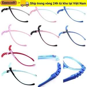 ESSENCEH Kính Cánh Tay Bicolor Snap-on Khung Kính Chống Trơn Trượt