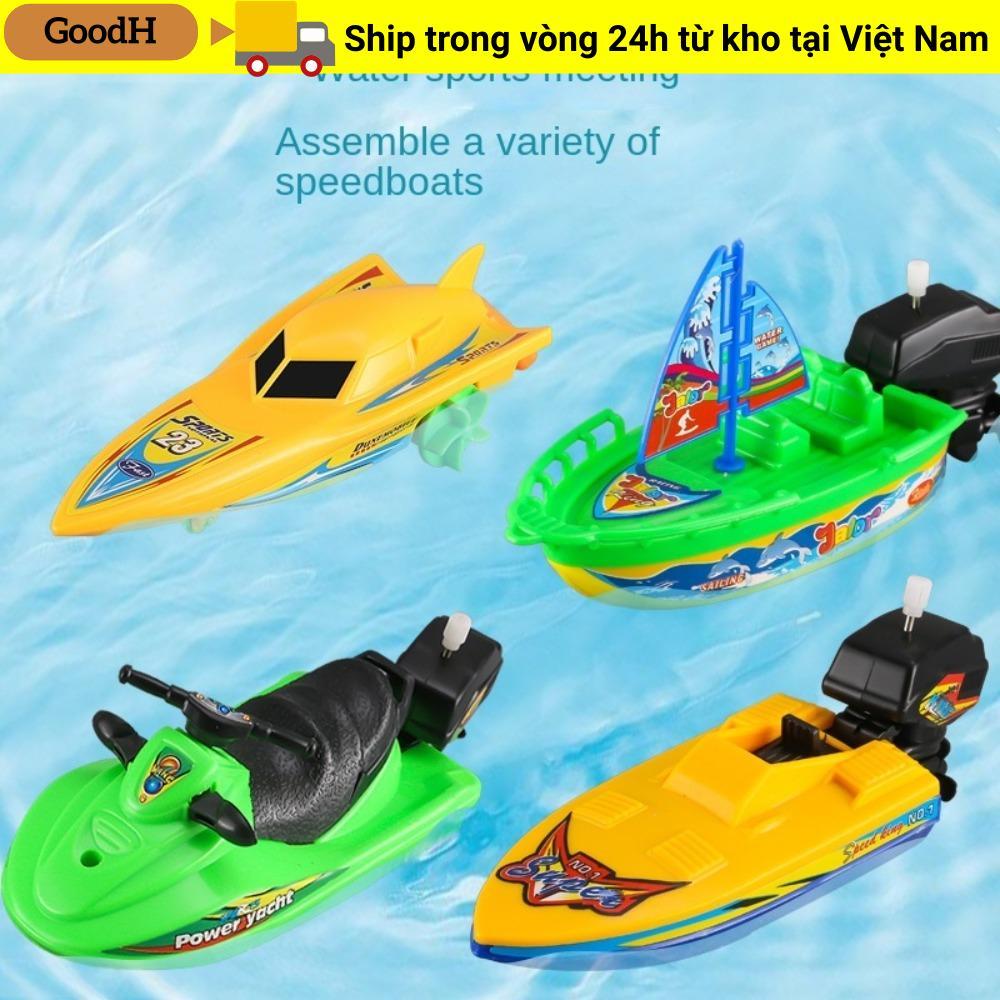 Đồ chơi tắm vòi hoa sen GOODH, Phao trong nước Motorboat Wind Up Toy, Đồ chơi trẻ em Tàu Đồng hồ Tốc độ Thuyền Đồ chơi trẻ em