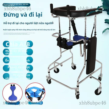 Hỗ trợ đi lại Khung tập đi cho người lớn, xe tập đi cho người già, thiết bị tập đi đa chức năng dành cho bệnh nhân phục