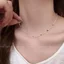 Nhiều Màu Sắc Đậu Hà Lan Đính Hạt Mặt Dây Chuyền Vòng Cổ Xuân Hè Sang Trọng Xương Đòn Dây Chuyền Nữ Cao Cấp Thiết Kế Niche Xương Rắn Dây Xích