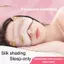 TRTR Immit Silk Sleep Eye Mask Night Mask Eyes Cover Smooth For Women Fox Travel Relax Eyepatches Night Thoáng Khí Bịt Mắt VN