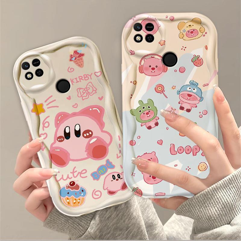 Thích hợp cho Redmi 9C 10A 3D Wave Soft TPU Loopy Kirby Vỏ điện thoại chống sốc