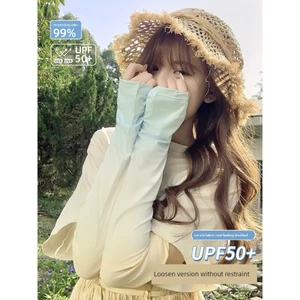 Kem Chống Nắng Gradient Tay Lái Xe Mùa Hè Chống Tia Cực tím Tay Mỏng Thể Thao Ngoài Trời Chống Tia Cực tím Băng Tay
