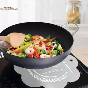 TRTR 1 Chiếc Bếp Cảm Ứng Thảm Nấu Ăn Chống Trầy Xước Cho Bếp Cảm Ứng Thảm Silicon Đa Năng Cho Nồi Chiên Không Khí Lót VN