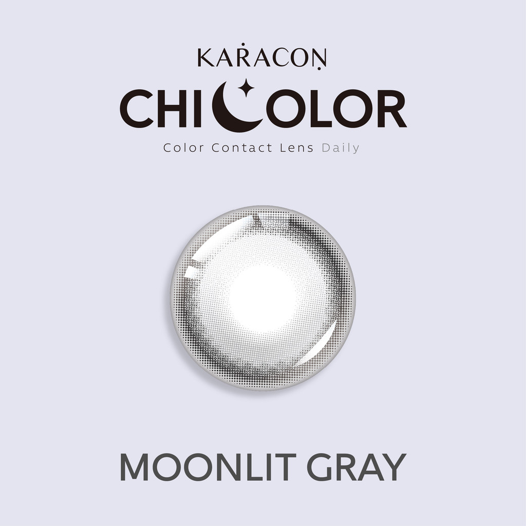 [Lens 1 Ngày] - Lens Highlight Khóa Trục KARACON CHICOLOR - #44 Moonlit Gray (2 Chiếc)