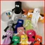 YB1 Y2K cặp đôi đầy màu sắc nắm tay tất nam châm búp bê lập thể cotton dễ thương nắm tay tất tay BY