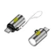 Đèn pin LED Mini di động có cổng nguồn Type-C, Kết nối với điện thoại di động / ngân hàng điện để sử dụng, Đèn làm việc khẩn cấp nhỏ USB-C, 210-230 lumen