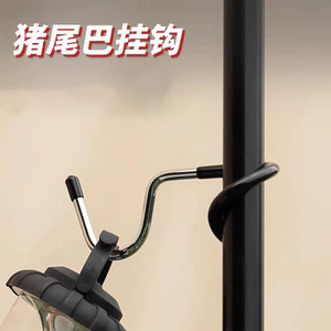 Móc đuôi lợn không đục lỗ Ban công Cửa sổ chống trộm Ký túc xá Quần áo Móc ngoài trời Thép không gỉ chống trượt Móc móc26050607