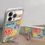 Dây đeo kèm giá đỡ, ốp điện thoại mặt cười, chống rơi phù hợp với iPhone 17 16 15 14 13 12 11 Pro Plus XS Max. BF6D168