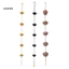 Linh hồn| Dây chuyền mưa hạng nặng Dây chuyền mưa kim loại Hạng nặng ngoài trời Lotus Rain Chain Kim loại Sân vườn treo mưa Cốc cho máng xối Downspouts Thác nước trang trí bền Rai