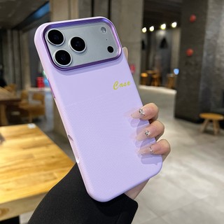 Ốp Điện Thoại Di Động Từ Tính Silicon Sóng Cao Cấp Thích Hợp Cho iPhone17 Pro Max 16 15 14 Pro Max Camera Chống Sốc Cảm Giác Da Bảo Vệ Ốp Lưng Cứng Chống Rơi