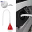 XOITOP 10 Chiếc Phễu Ô Tô, Phễu Dầu Dài Ne Nhựa, Phễu Chụp, Phễu Góc Phải Miệng Rộng Phễu Nhiên Liệu VN
