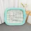 【Ready Stock】 Four Seasons Square Sandwich Pet Cool Nest Comfortable Breathable Heightened Neck Protection Pet Pad Cool Nest Washable Oval F71y